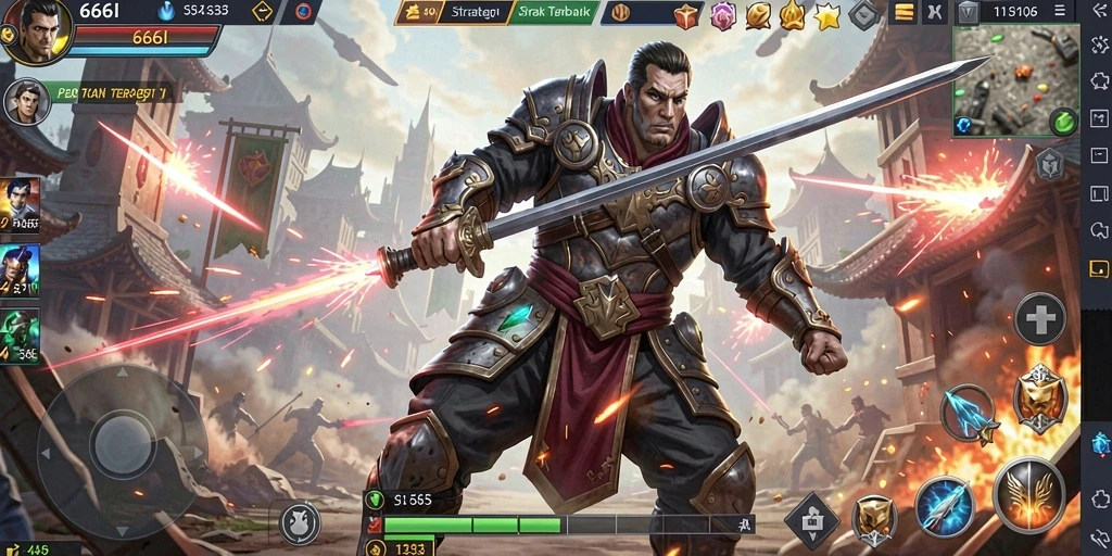 Gameplay 666I menunjukkan taktik mendalam dalam pertempuran strategi.