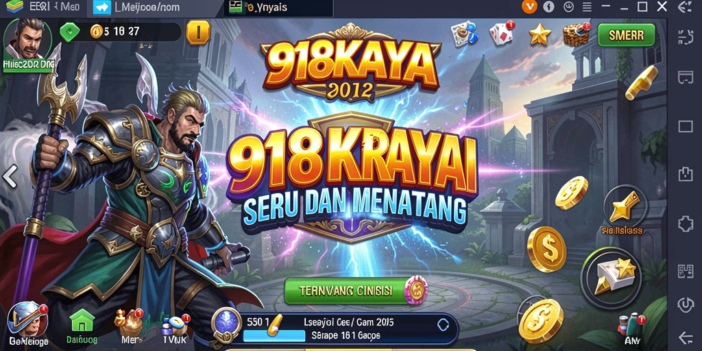 Tampilan menarik dari gameplay strategis 918KAYA.