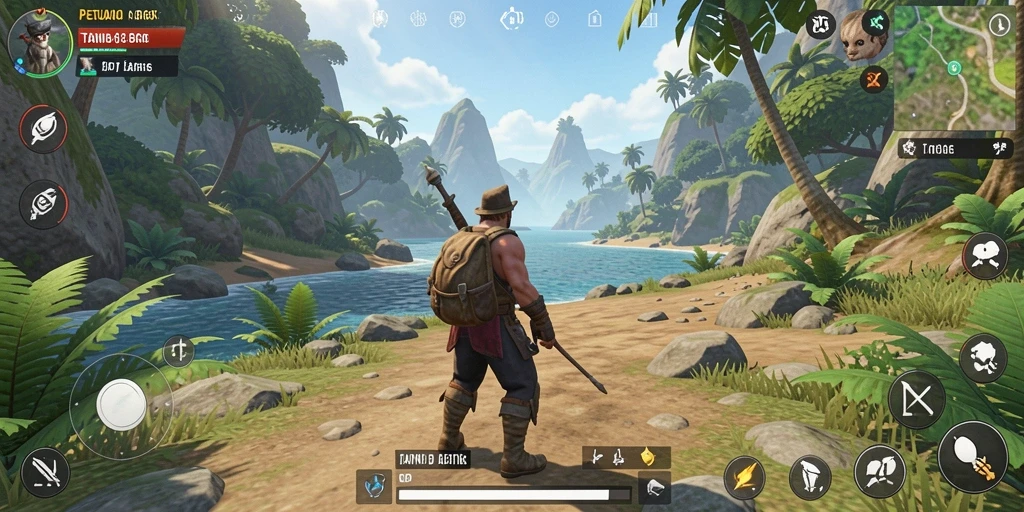 Tampilan gameplay Open World yang menakjubkan dari API66.