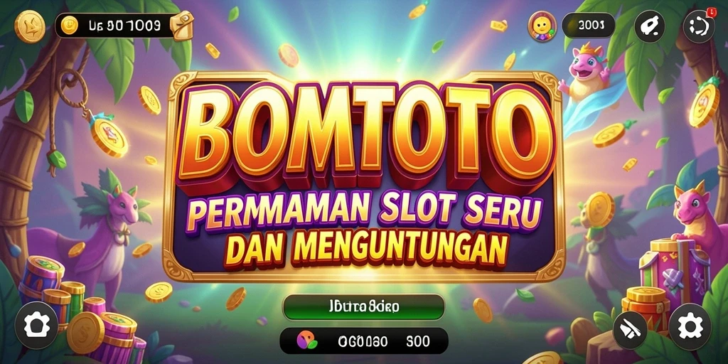 Tampilan utuh dari gameplay Slot yang seru di BOMTOTO.