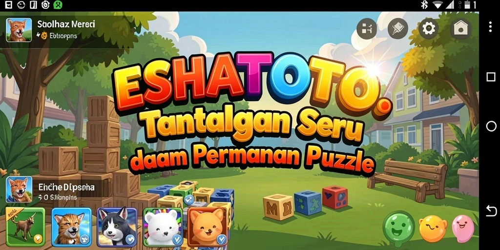 Tampilan gameplay ESHATOTO yang menantang dan menarik.