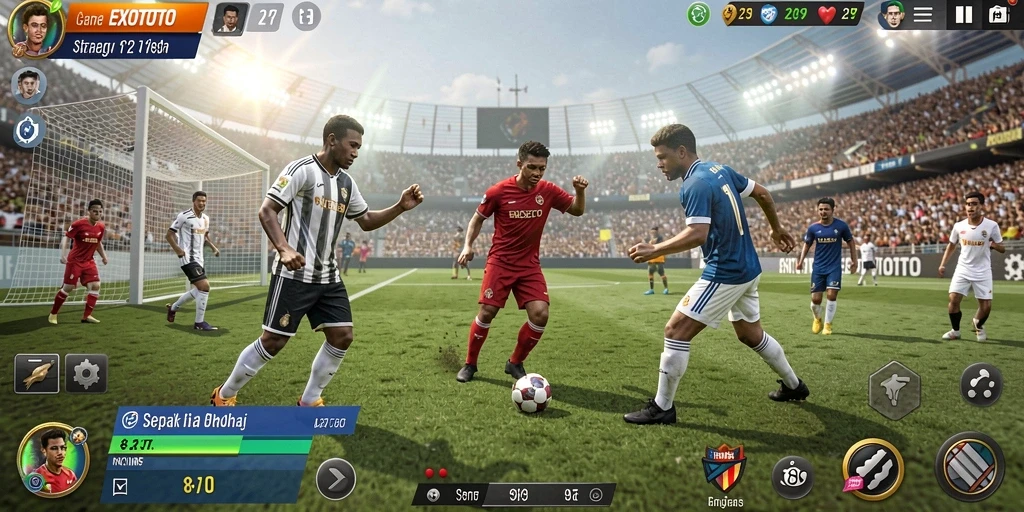 Tampilan gameplay menarik dan mendebarkan dari EXOTOTO.