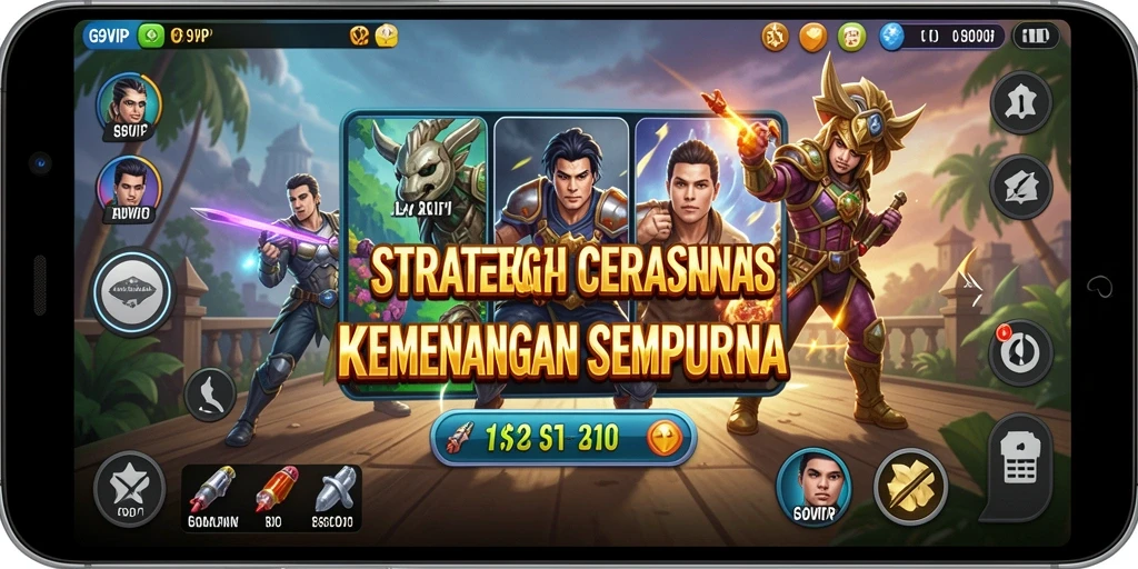 Tampilan gameplay G9VIP dengan strategi yang mendebarkan dan visual menawan.