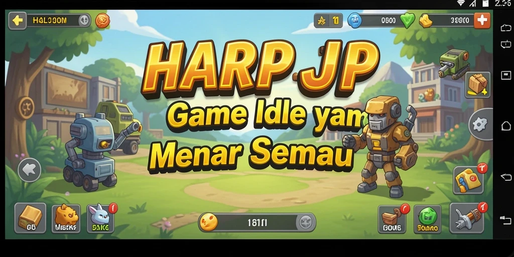 Tampilan gameplay <strong>HARAPJP</strong> yang menakjubkan dan menghibur.