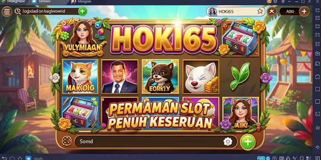 Tampilan menarik dari gameplay HOKI65 yang penuh aksen Slot.
