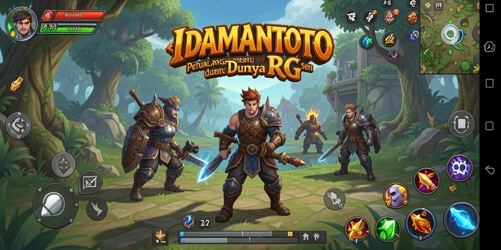 Tampilan gameplay seru dan mendalam dari IDAMANTOTO.