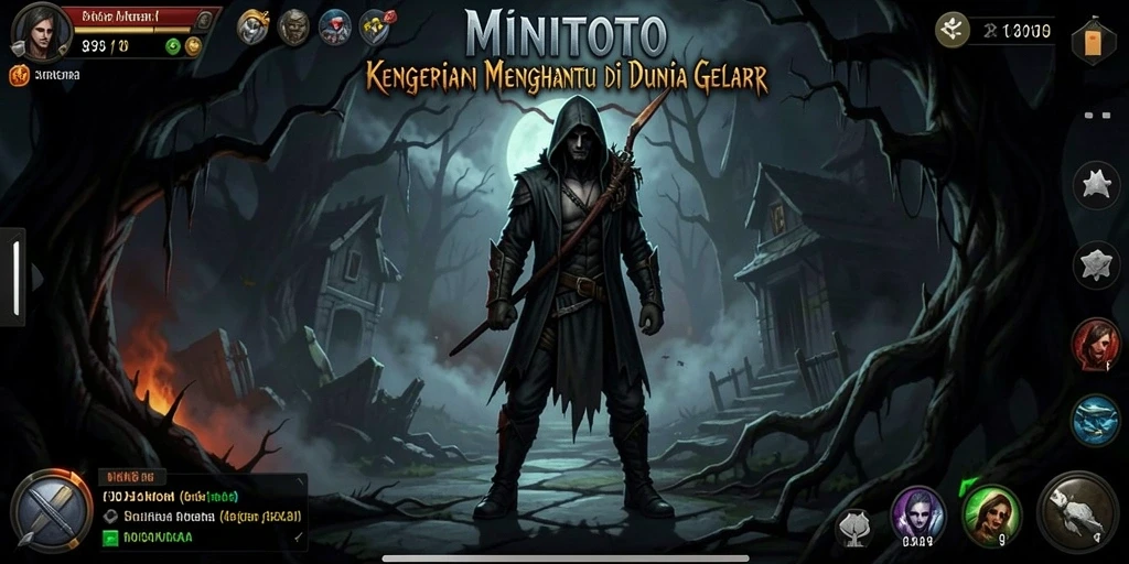 Gameplay menegangkan dalam <strong>MINITOTO</strong> dengan suasana horror yang mencekam.