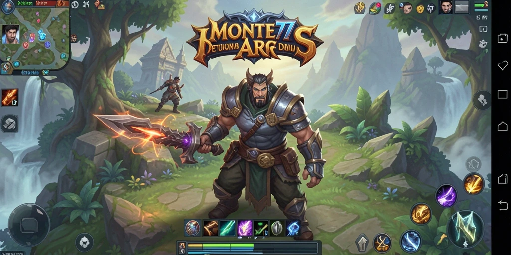 Tampilan gameplay ARPG MONTE77 yang penuh aksi dan petualangan.