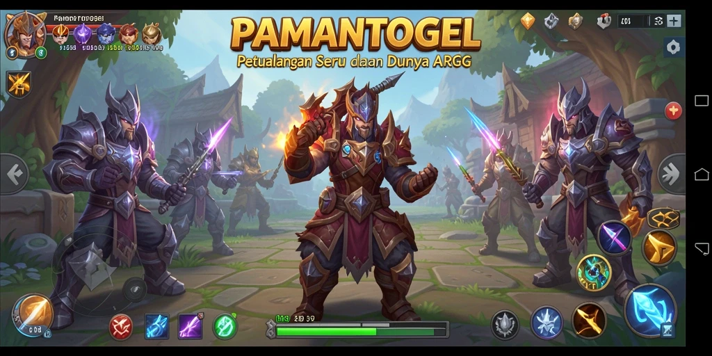 Tampilan menakjubkan dari gameplay ARPG PAMANTOGEL.