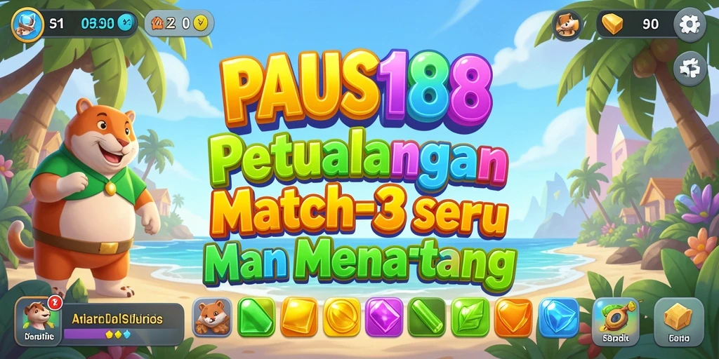 Tampilan gameplay seru dan penuh warna di PAUS188.