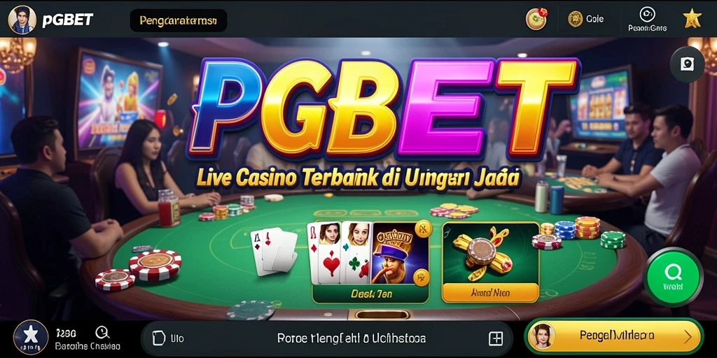 Gameplay Live Casino PGBET dengan dealer profesional.