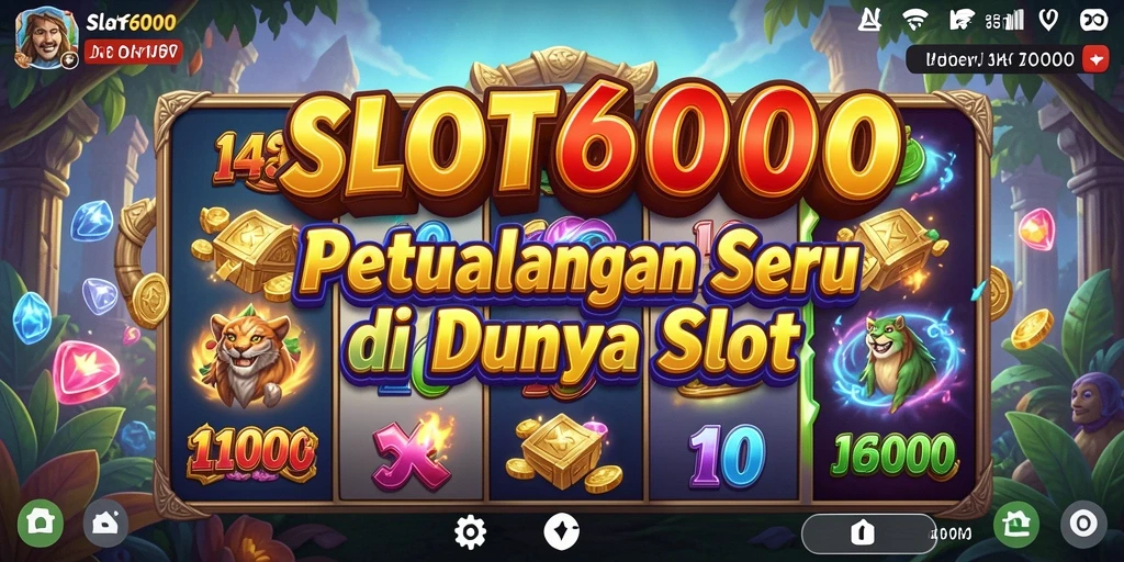 Gameplay menegangkan di dunia petualangan SLOT6000.