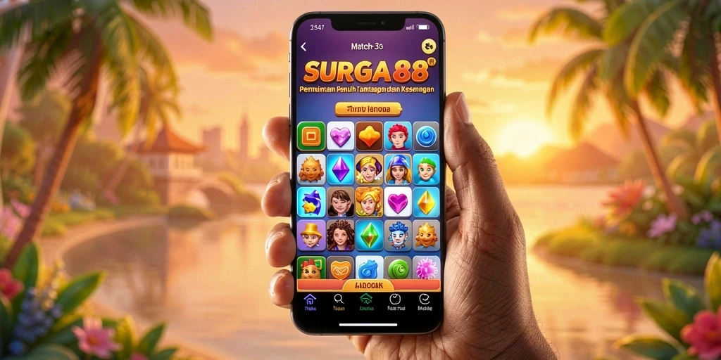 Gameplay seru mencocokkan buah-buahan di SURGA88.