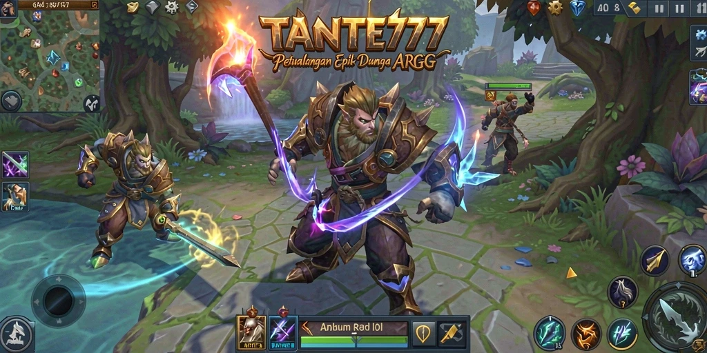 Tangkapan layar TANTE777 menampilkan aksi seru gameplay ARPG.