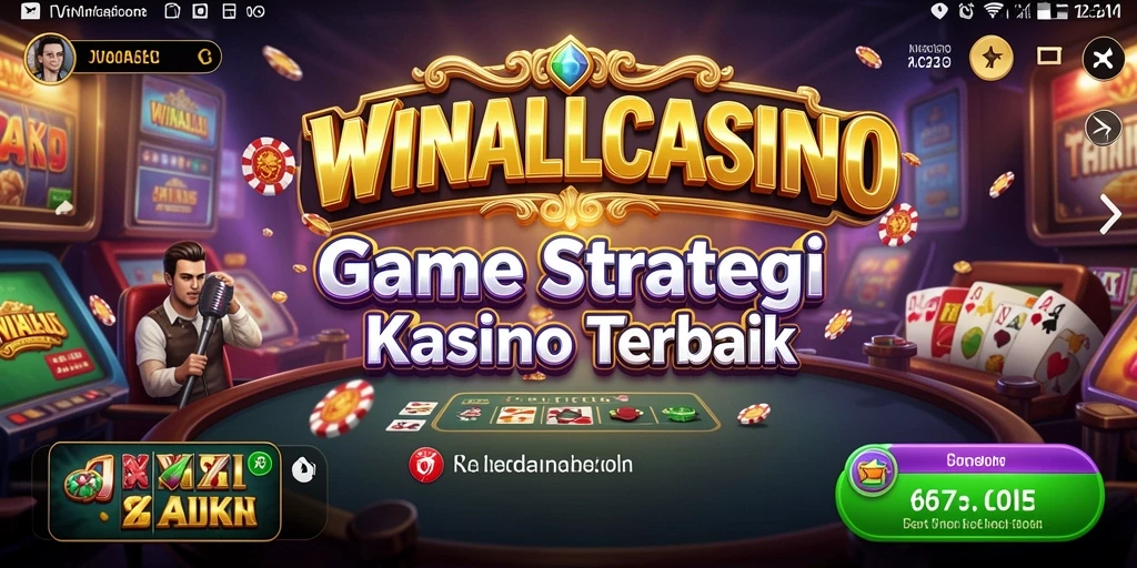 Screenshot gameplay WINALLCASINO dengan aksi mendebarkan.